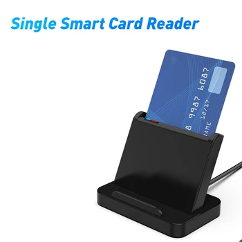 Karty Smart card Reader USB CAC IC ATM Karty Smart card Reader Univerzálnou Čítačkou SIM Kariet USB-CCID ISO Konektor Pre Windows, Linux Čierna