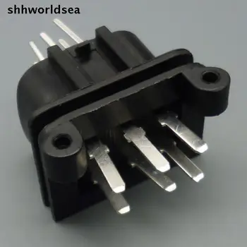 shhworldsea 5/30/100sets 6pin 2.3 mm automatické elektrické konektor, mužskej časti 6189-0029