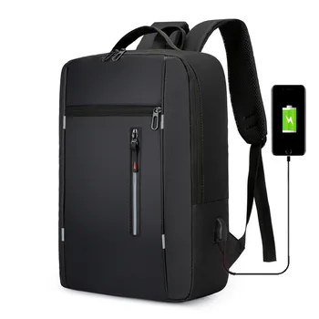 Nové pánske Batoh USB Nabíjanie Business Počítač Taška Študent Veľkú Kapacitu Školskej Školský batoh pre Chlapcov cestovná taška