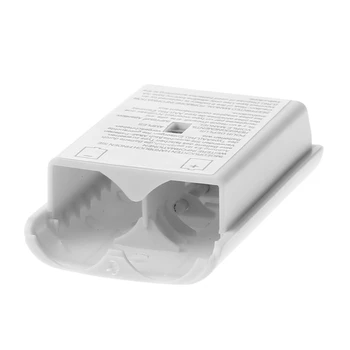 1PC AA Batérie, Zadný Kryt Prípade Shell Pack White pre Bezdrôtový ovládač pre xbox 360 Dropshipping