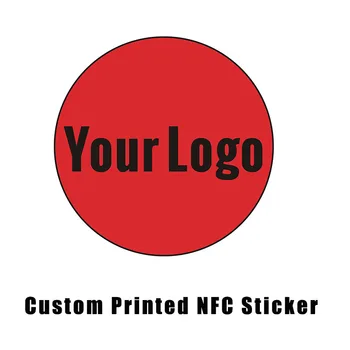 Na kovové NFC Nálepky, Štítok s vlastnou Printing13.56MHz 14443A protokol NFC Fórum Typ 2 Tag